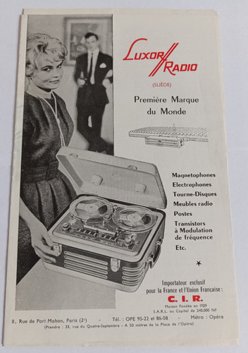 Luxor radio eswe - eswe, ancien