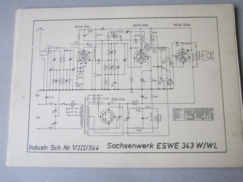 Sachsenwerk eswe 343 con wl - ,